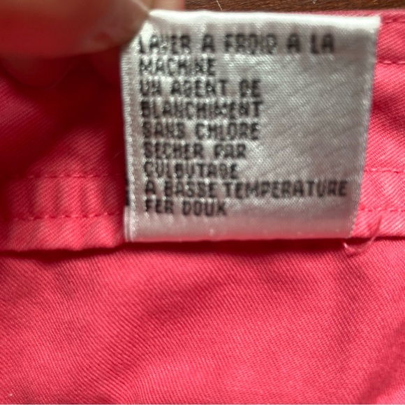 TALBOTS Pink Salamander Cotton Blend Cropped Pants Womens Plus Size 16 - Picture 12 of 13
